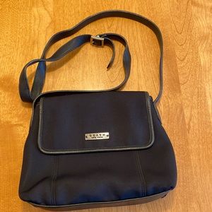 Coach black lightweight neoprene bag